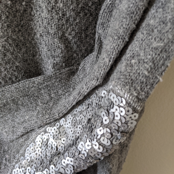 Grey sequined sweater - Picture 4 of 4